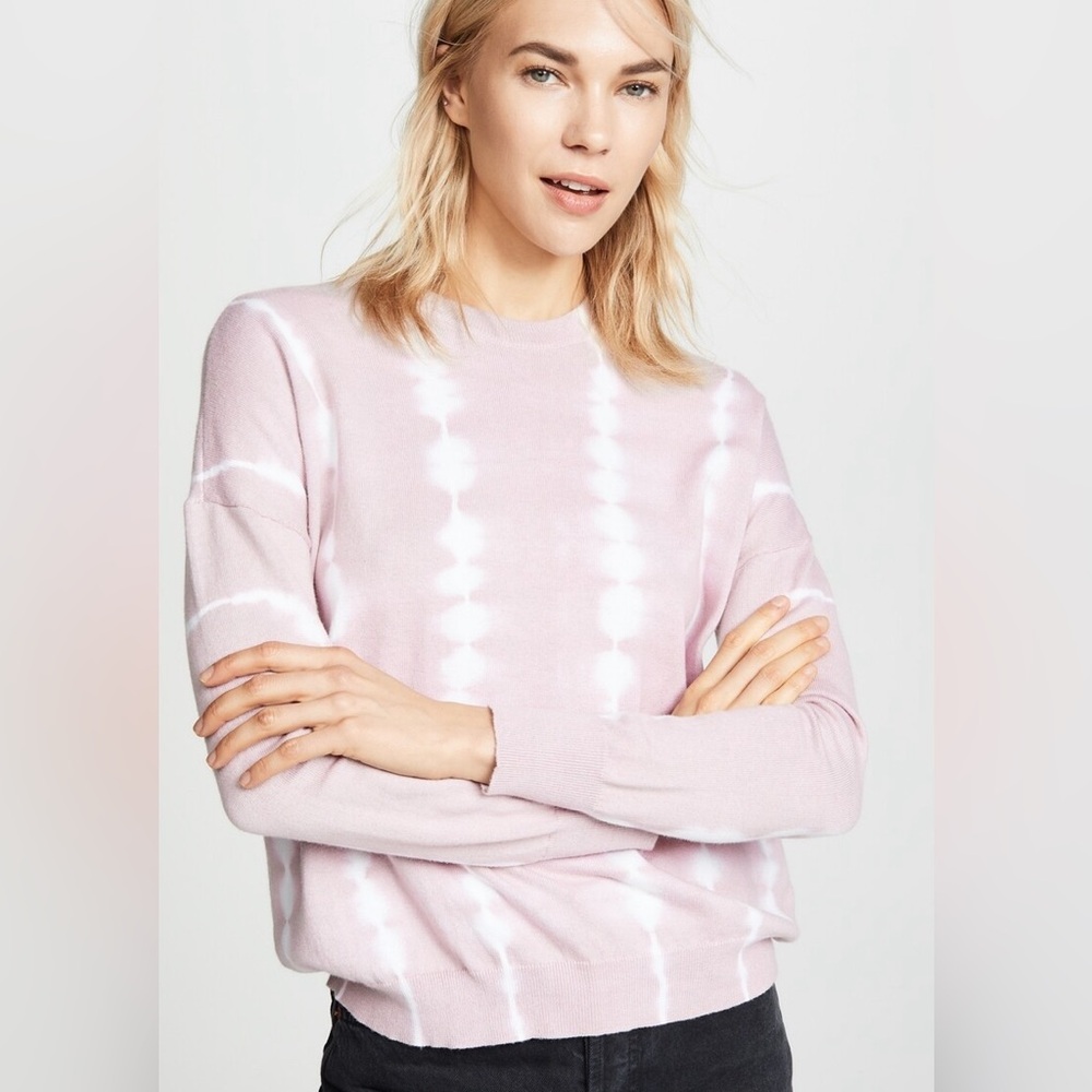 ATM pink tie dye sweater